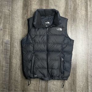 The North Face Black 700 Goose Down Puffer Vest Womens Size Small